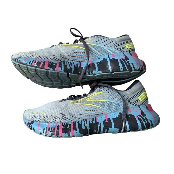 Brooks Glycerin 20 Womens 7 B Blue Running Shoes Cushion Neutral EU 38 Sneakers - Picture 2 of 11